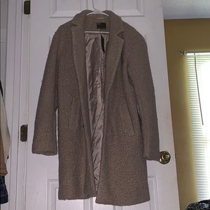 Relaxed barge coat